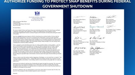 Democratic Leadership Urges Governor to Authorize Funding to Protect SNAP Benefits During Federal Government Shutdown